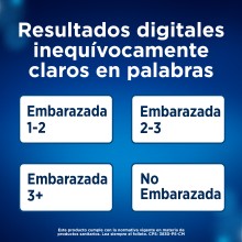 Tests de embarazo Digital Clearblue, Indicador de semanas, 2 pruebas